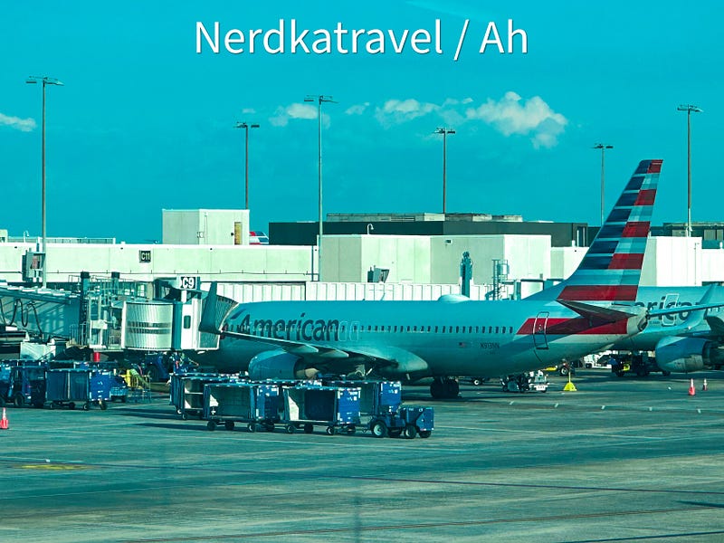 an airplane parked at an airport