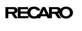 The image shows the logo of the brand "RECARO" in bold, black capital letters on a white background.