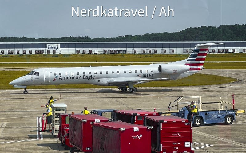 a plane on the runway