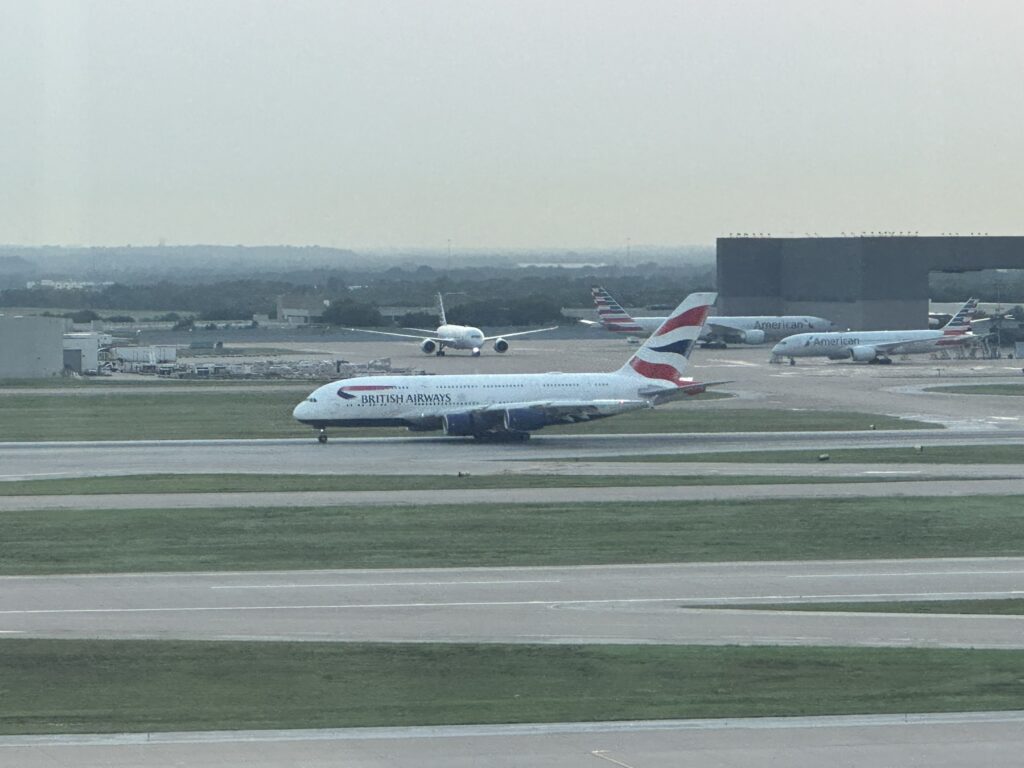 airplanes on a runway