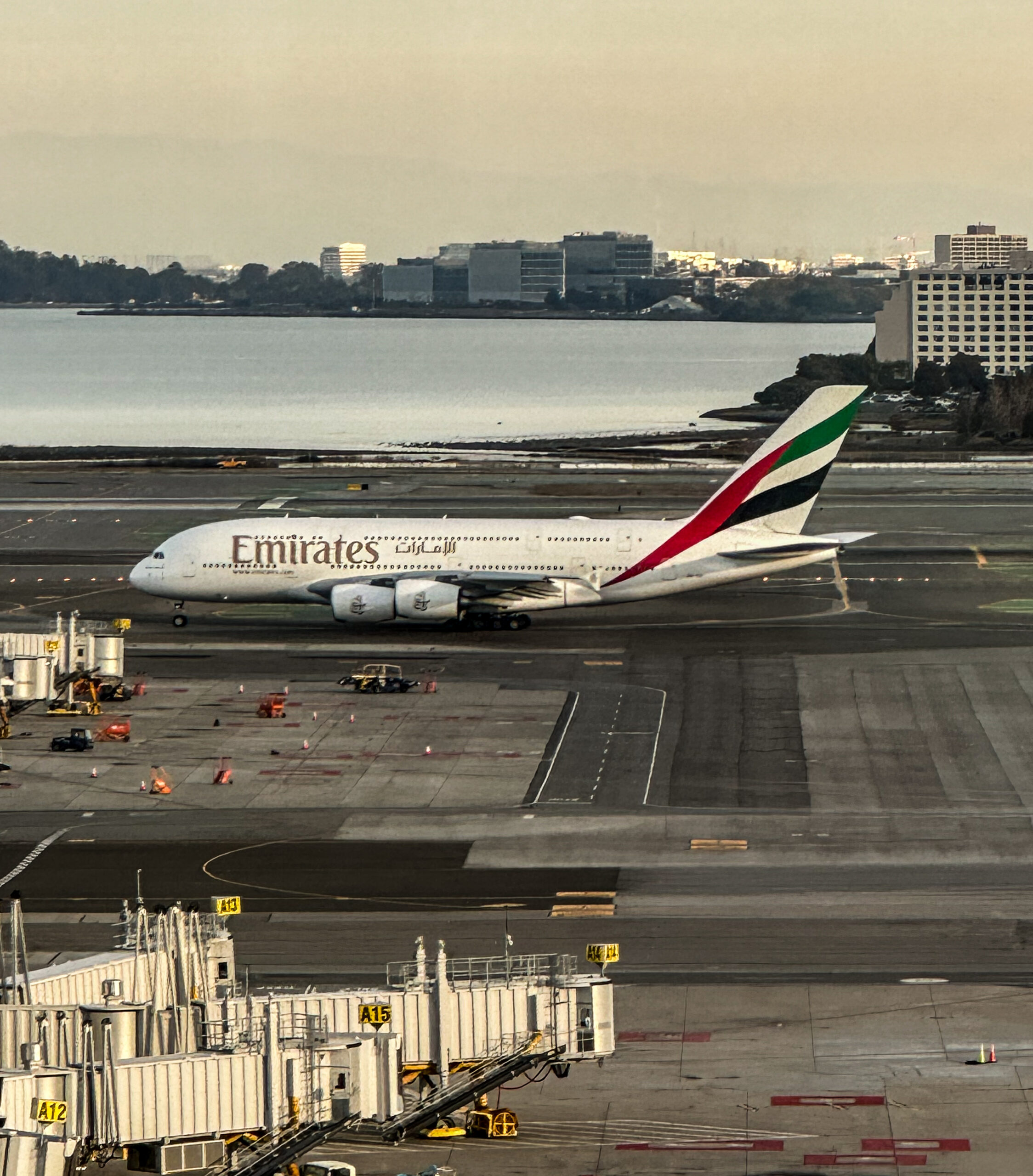 an airplane on a runway