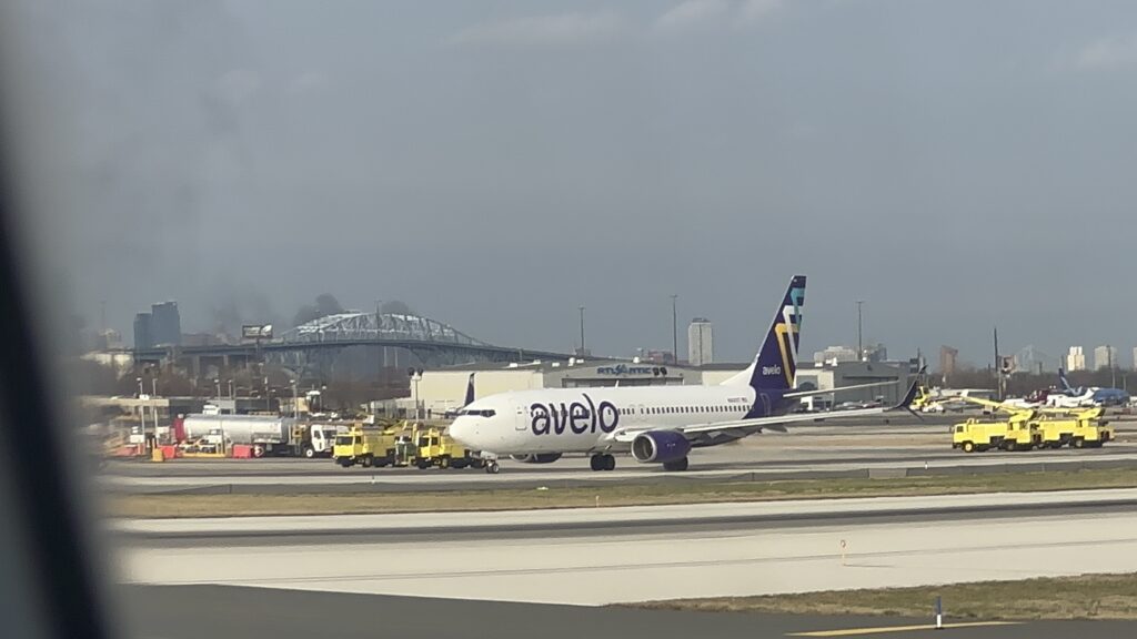 an airplane on the runway